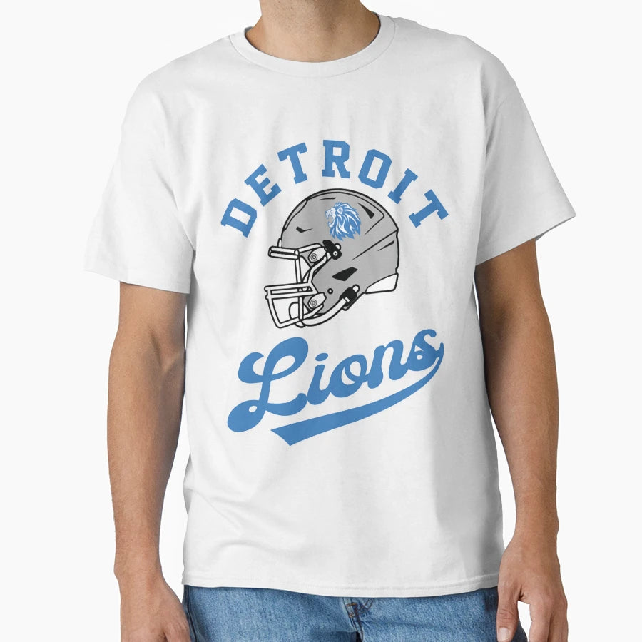 Art Detroit Lions T-Shirt - Unique Graphic for Adults - T-Shirt, Sweatshirt, Hoodie