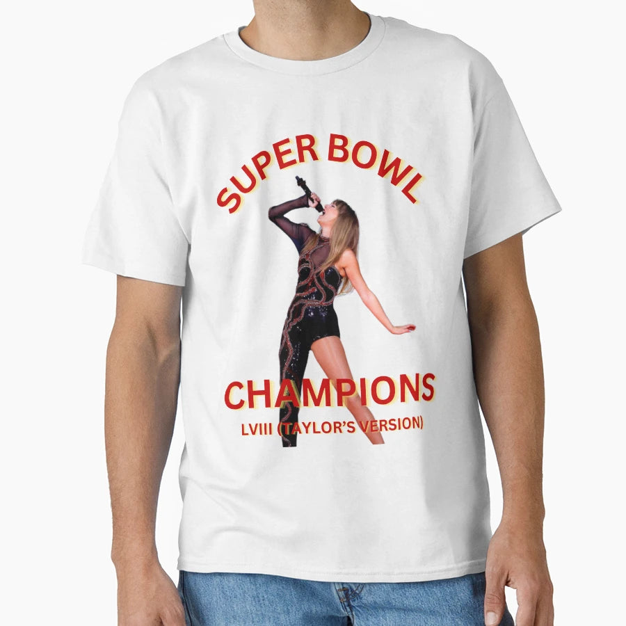 Super Bowl Champs Taylors Version T-Shirt - Minimalist Print Unisex - T-Shirt, Sweatshirt, Hoodie