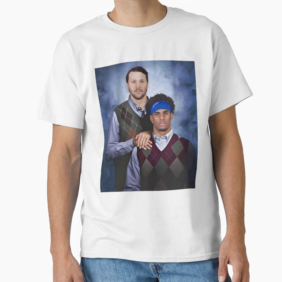 JA JA Keon Coleman Step Brothers Buffalo T-Shirt - Novelty Apparel Unisex - T-Shirt, Sweatshirt, Hoodie