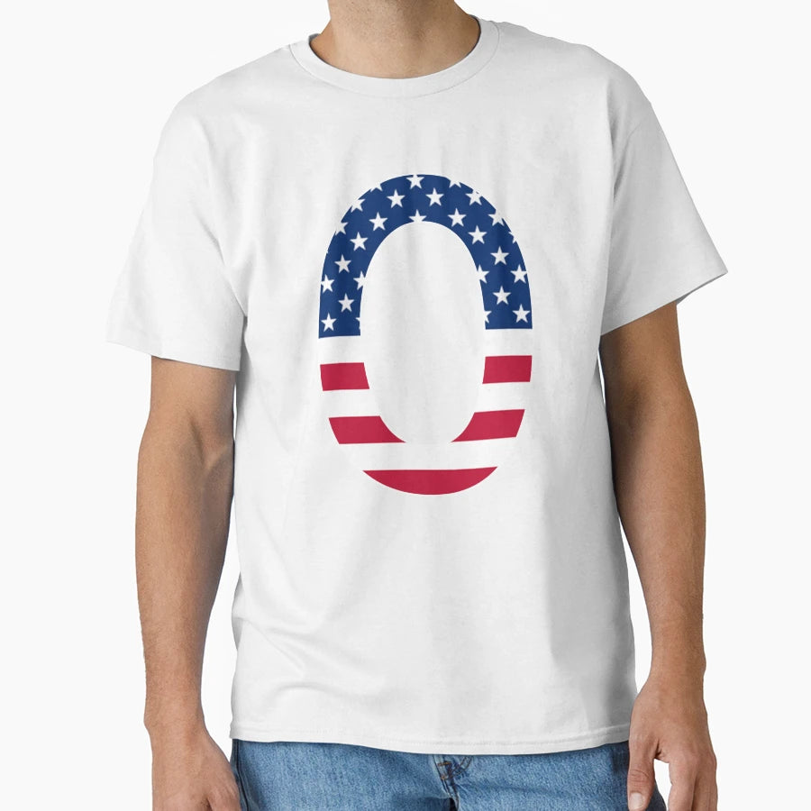 Number 0 American Flag Gift American T-Shirt - Custom Art Print Men Women - T-Shirt, Sweatshirt, Hoodie