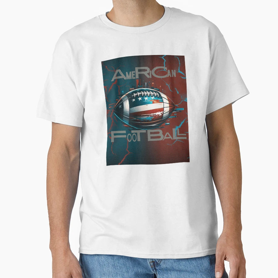 American Football T-Shirt - Fun Novelty Design for Adults - T-Shirt, Sweatshirt, Hoodie