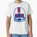 Buffalo Throwback Football Helmet T-Shirt - Aesthetic Graphic Men Women - T-Shirt, Sweatshirt, Hoodie