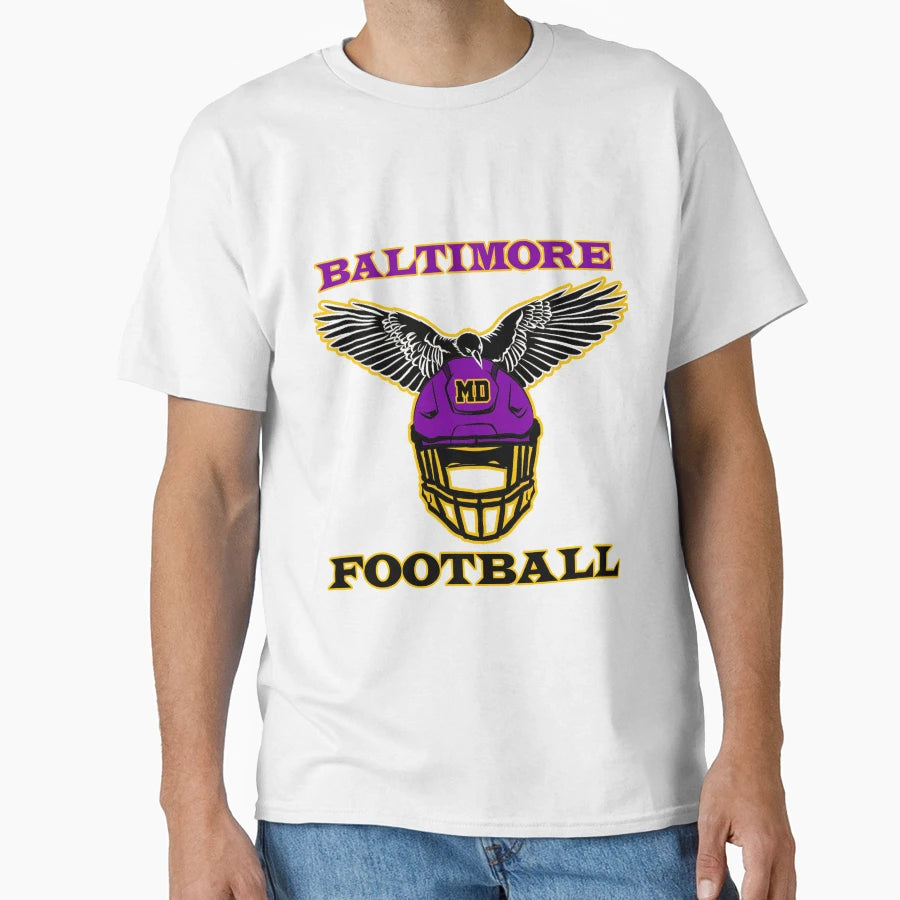 Baltimore Football T-Shirt - Unique Graphic Men Women - T-Shirt, Sweatshirt, Hoodie
