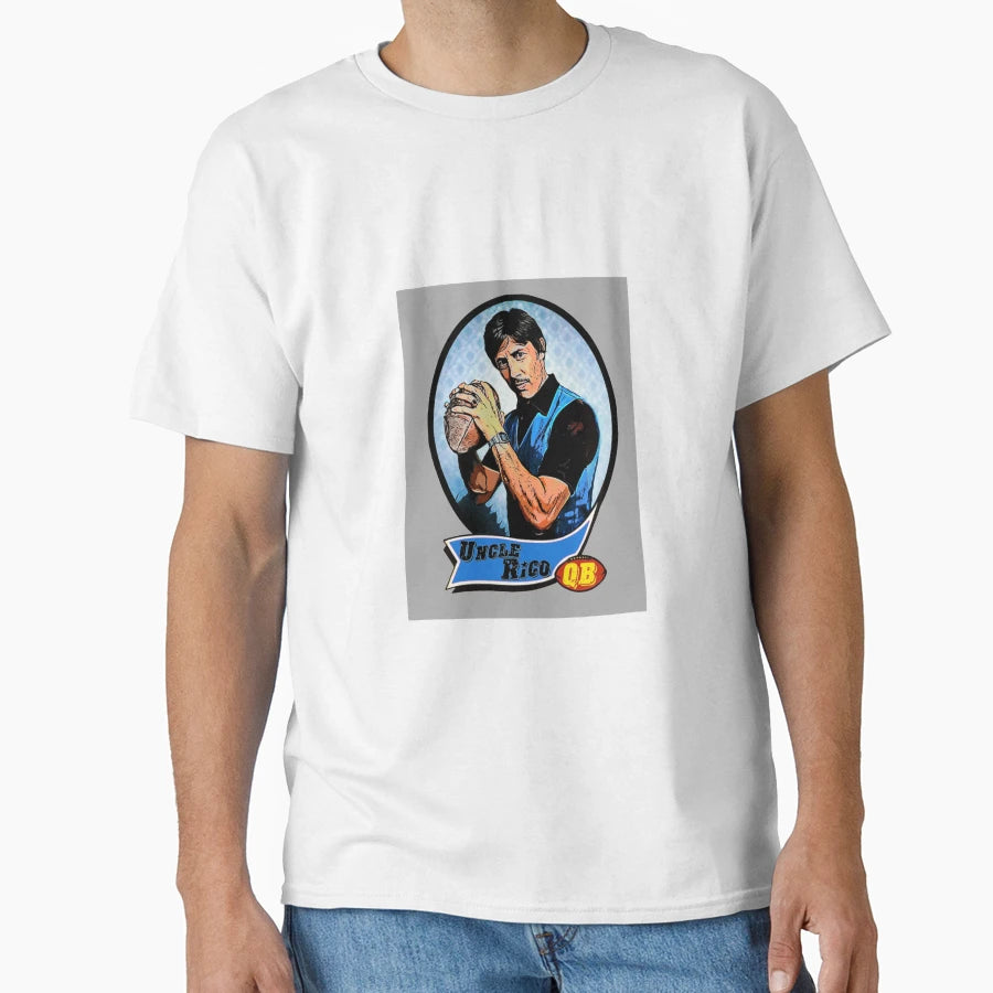 Uncle Rico Football Card Greeting Card T-Shirt - Custom Art Print Unisex - T-Shirt, Sweatshirt, Hoodie