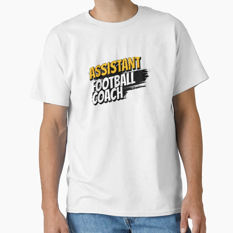 Assistant Football Coach T-Shirt - Custom Art Print Men Women - T-Shirt, Sweatshirt, Hoodie