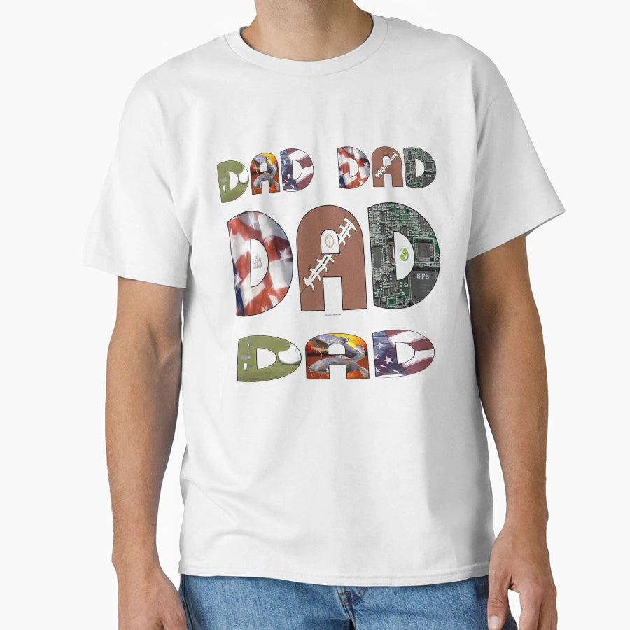 Dad T-Shirt - Minimalist Print Men Women - T-Shirt, Sweatshirt, Hoodie