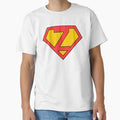 Letter Z Super Letter Red And Yellow T-Shirt - Minimalist Print Men Women - T-Shirt, Sweatshirt, Hoodie