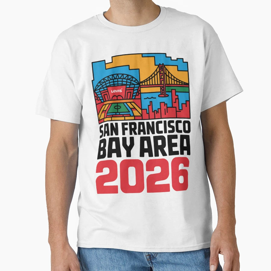 San Francisco Bay Area Golden Gate Stadium T-Shirt - Graphic Print Unisex - T-Shirt, Sweatshirt, Hoodie