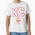 Womens Kc Kansas City Distressed V T-Shirt - Streetwear Style Men Women - T-Shirt, Sweatshirt, Hoodie
