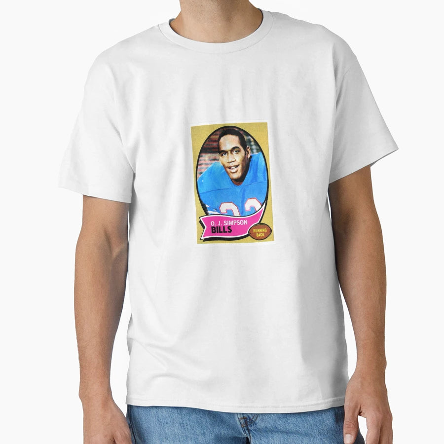 Oj Simpson Buffalo Bills Football T-Shirt - Aesthetic Graphic Men Women - T-Shirt, Sweatshirt, Hoodie