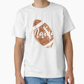 Mom Football American Brown Rugby T-Shirt - Minimalist Print Men Women - T-Shirt, Sweatshirt, Hoodie
