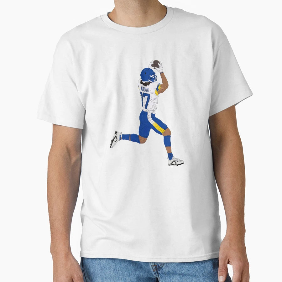 Puka Nacua Leaping Catch T-Shirt - Graphic Print Unisex - T-Shirt, Sweatshirt, Hoodie