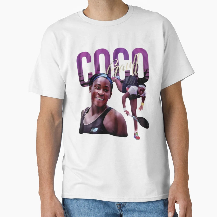 Coco Gauff Coco Cincinnati Tennis T-Shirt - Aesthetic Graphic Men Women - T-Shirt, Sweatshirt, Hoodie