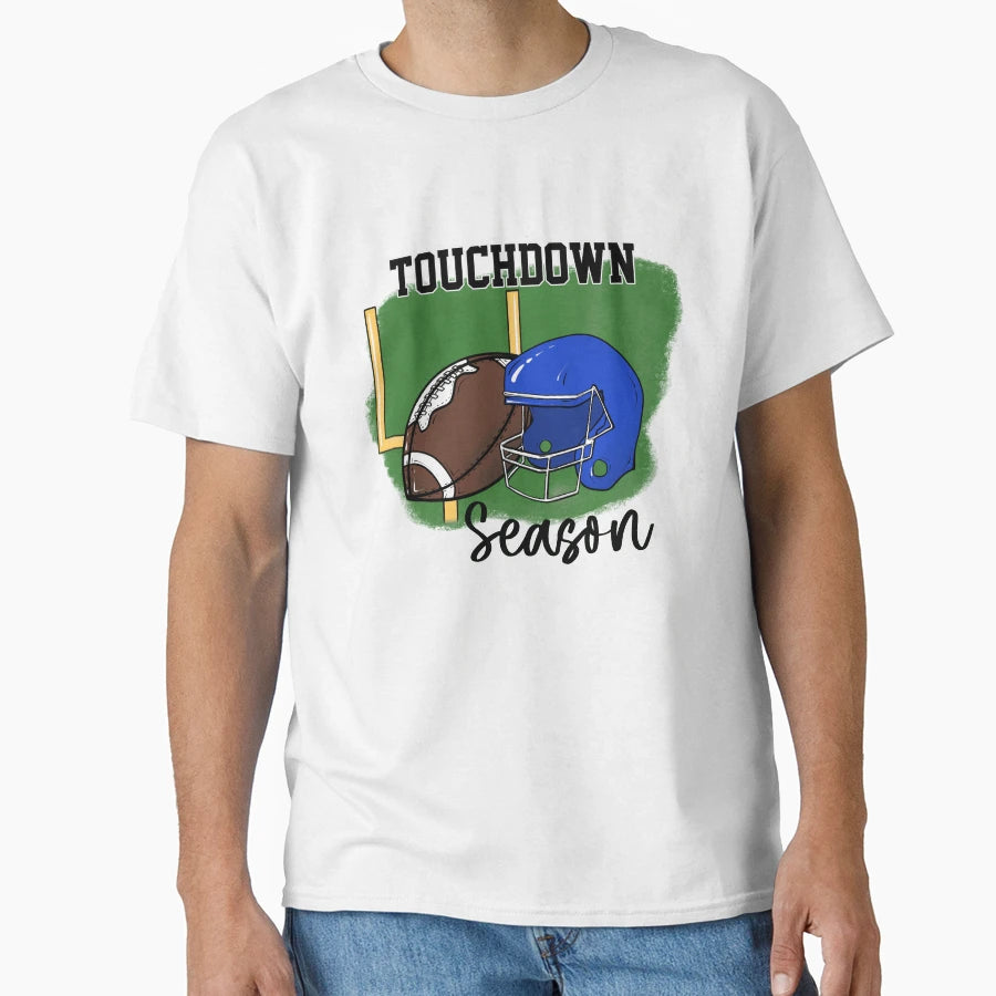 Football Touchdown Season Gift T-Shirt - Minimalist Print for Adults - T-Shirt, Sweatshirt, Hoodie