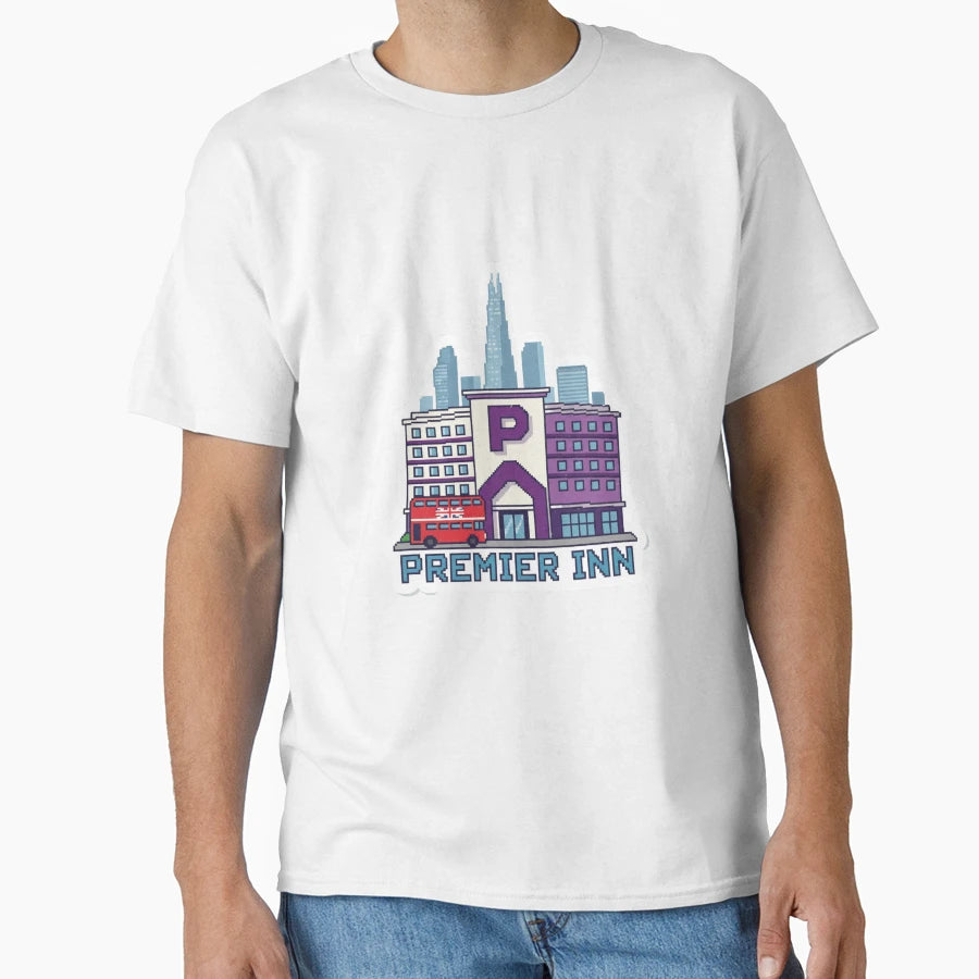 Premier Inn Hotel Chain British T-Shirt - Minimalist Print Unisex - T-Shirt, Sweatshirt, Hoodie