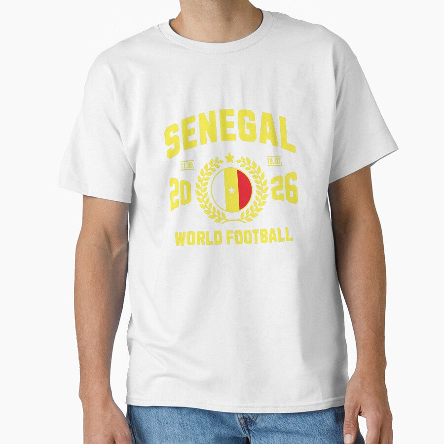 Senegal Football Supporter 2026 Badge Design - Adult & Kids T-Shirts, Sweatshirts & Hoodies apparel design preview 1