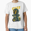 Young cool kid dreaming to be a motorcycle rider New - Adult & Kids T-Shirts, Sweatshirts & Hoodies apparel design preview 1