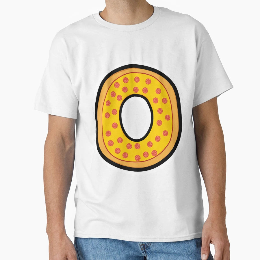 Pizza O T-Shirt - Trendy Graphic for Adults - T-Shirt, Sweatshirt, Hoodie