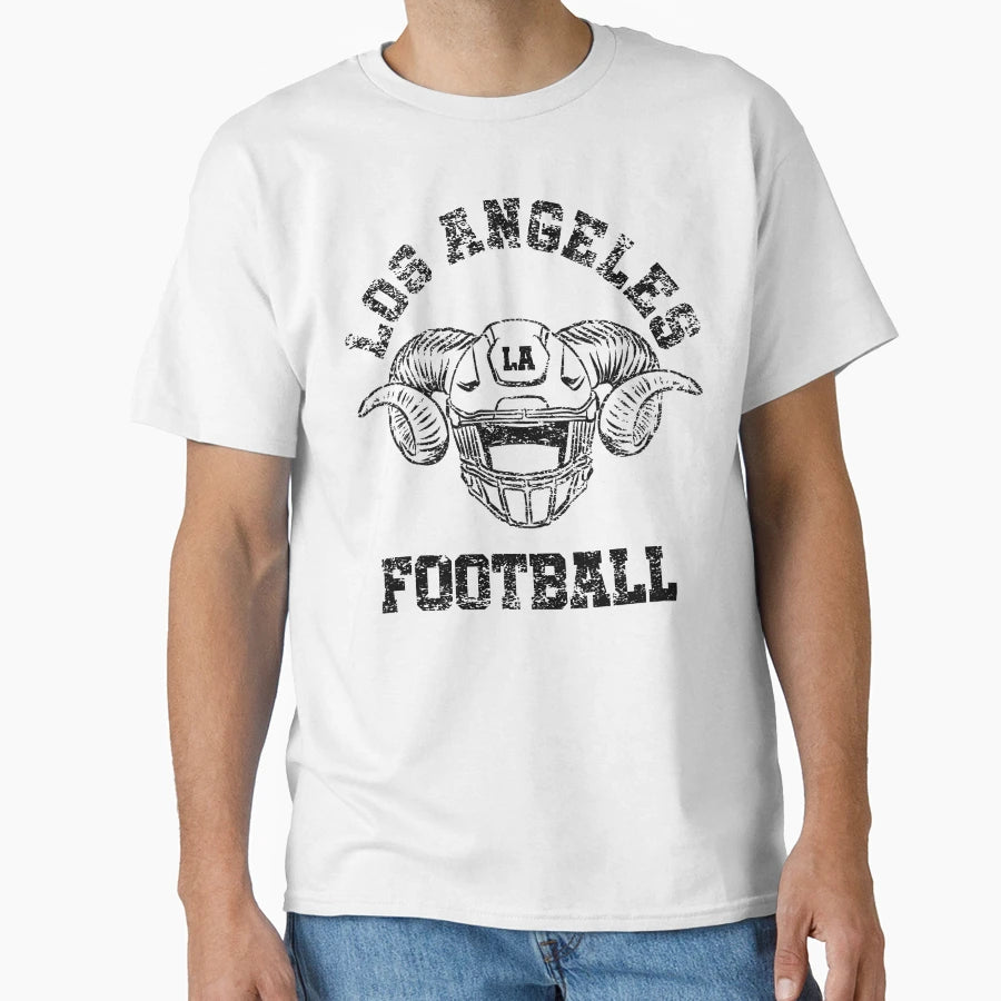 Los Angeles Football T-Shirt - Minimalist Print Men Women - T-Shirt, Sweatshirt, Hoodie