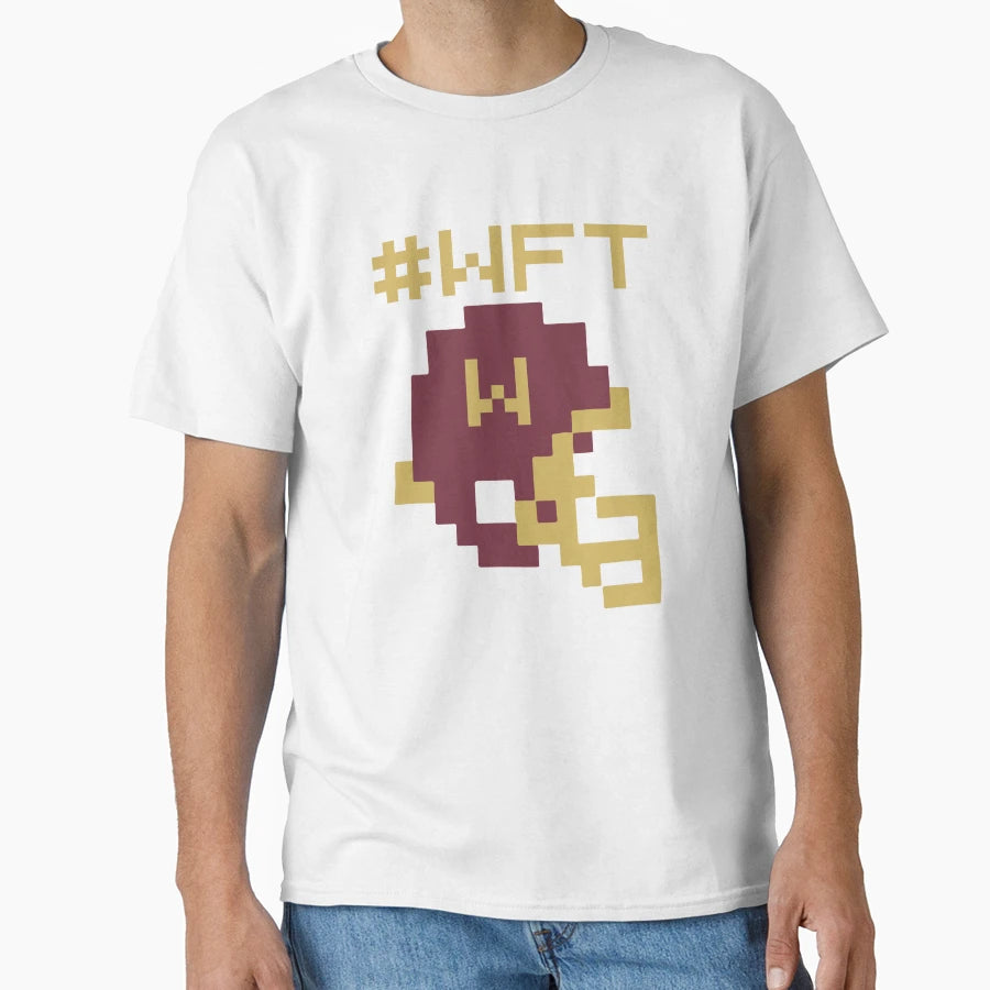 Old School 8 Bit Washington Football Team T-Shirt - Streetwear Style Unisex - T-Shirt, Sweatshirt, Hoodie