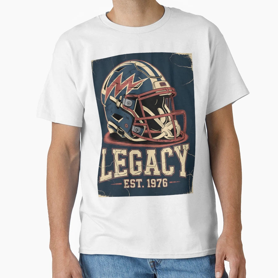 Nfl Football Legacy Distressed T-Shirt - Trendy Graphic Unisex - T-Shirt, Sweatshirt, Hoodie