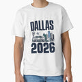 Dallas 2026 Texas Soccer Souvenir T-Shirt - Fun Novelty Design for Adults - T-Shirt, Sweatshirt, Hoodie