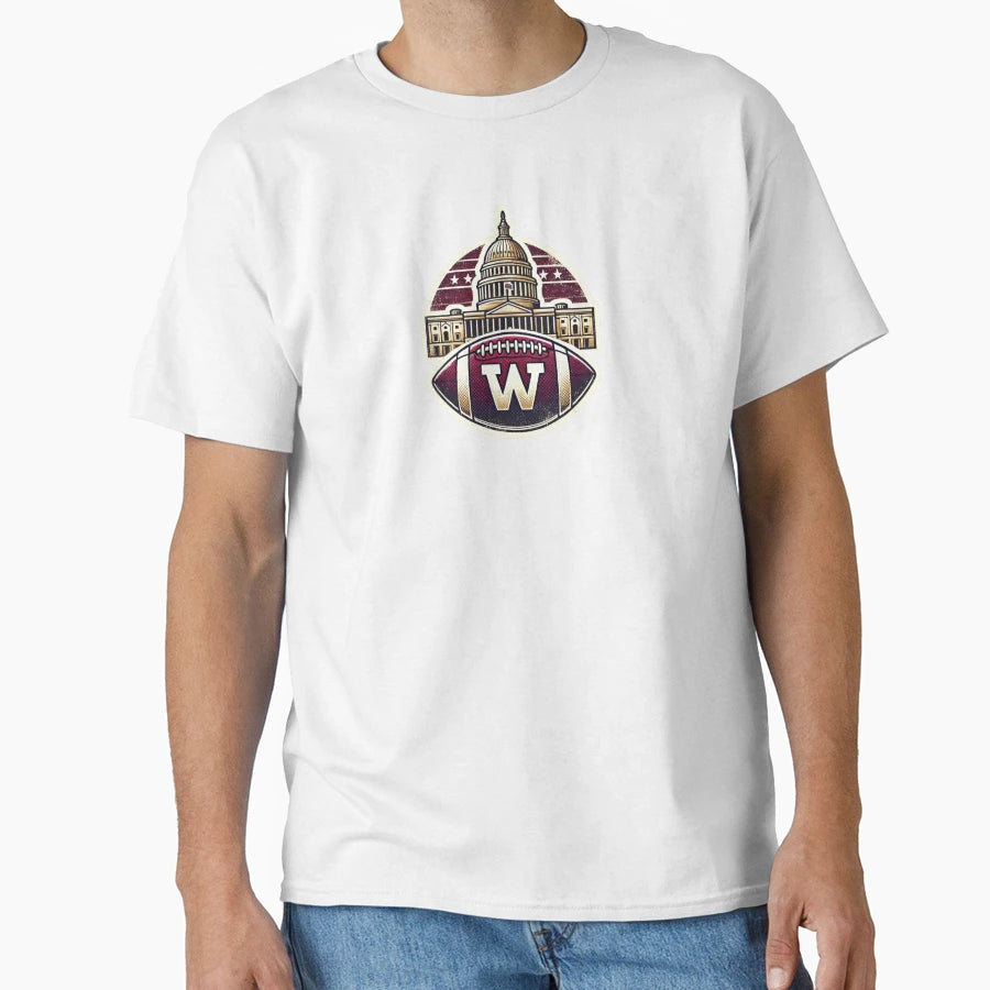 Washington Commanders Capitol T-Shirt - Streetwear Style for Adults - T-Shirt, Sweatshirt, Hoodie