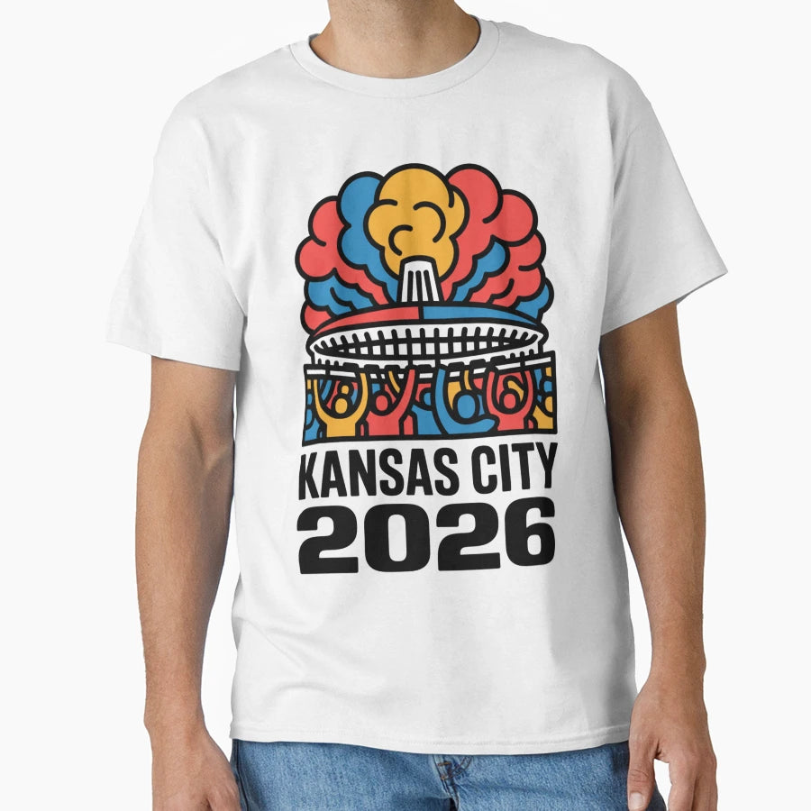 Kansas City 2026 Arrowhead Stadium T-Shirt - Fun Novelty Design for Adults - T-Shirt, Sweatshirt, Hoodie