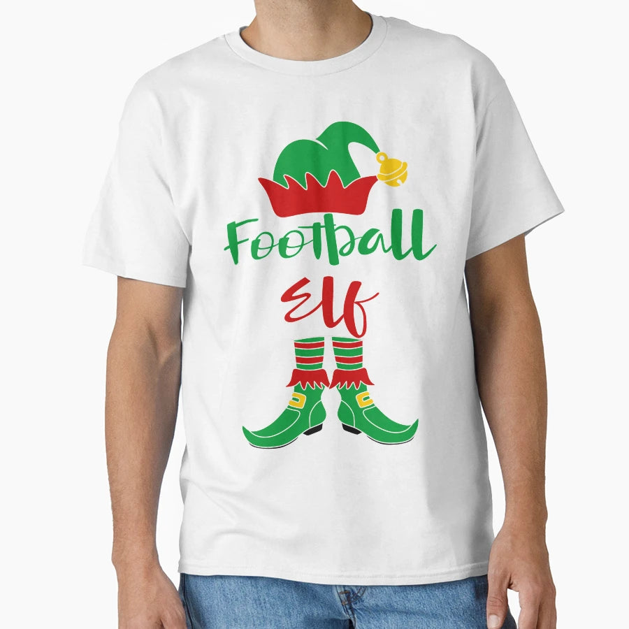 Football Elf T-Shirt - Graphic Print Men Women - T-Shirt, Sweatshirt, Hoodie
