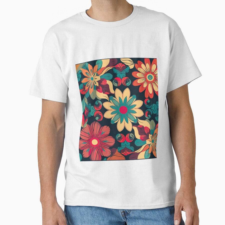 A flower pattern by visionflyshop - Adult & Kids T-Shirts, Sweatshirts & Hoodies apparel design preview 1