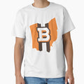 B Browns Along Ohio Map T-Shirt - Custom Art Print Unisex - T-Shirt, Sweatshirt, Hoodie