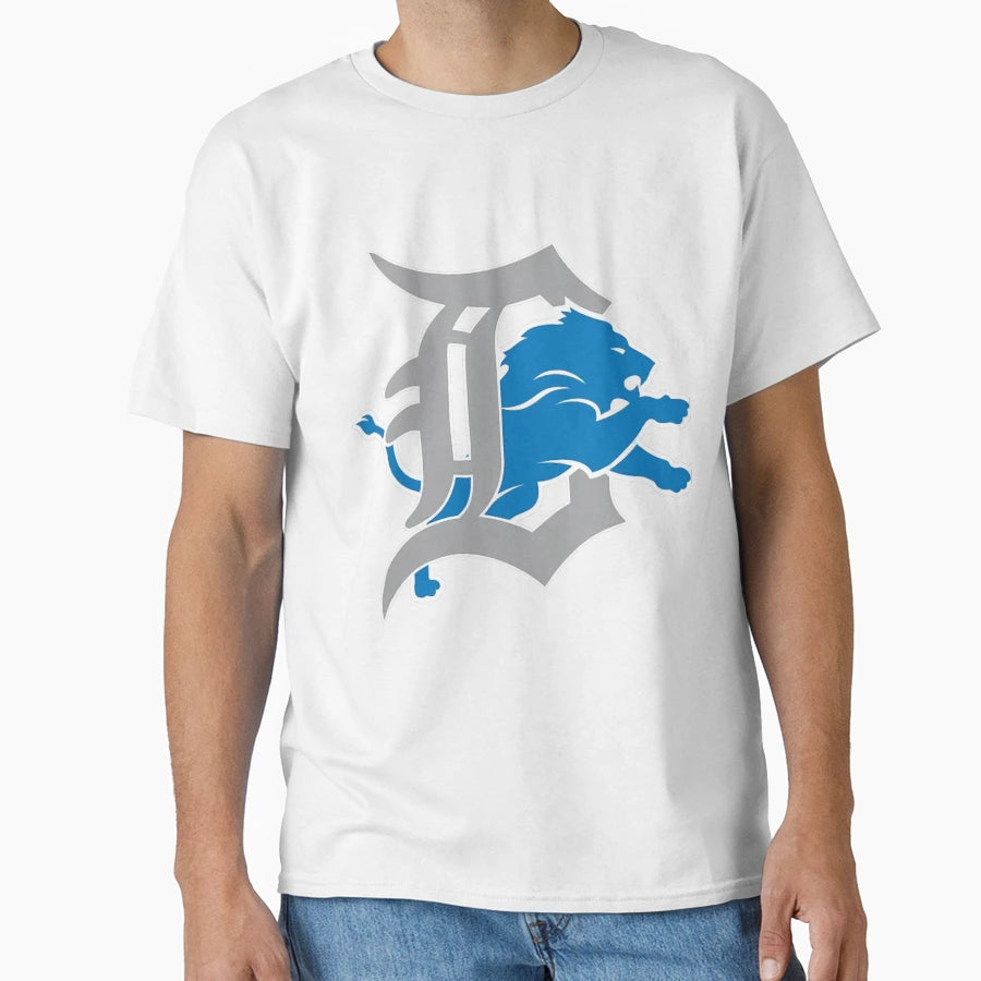 Football Detroit Lions T-Shirt - Custom Art Print for Adults - T-Shirt, Sweatshirt, Hoodie
