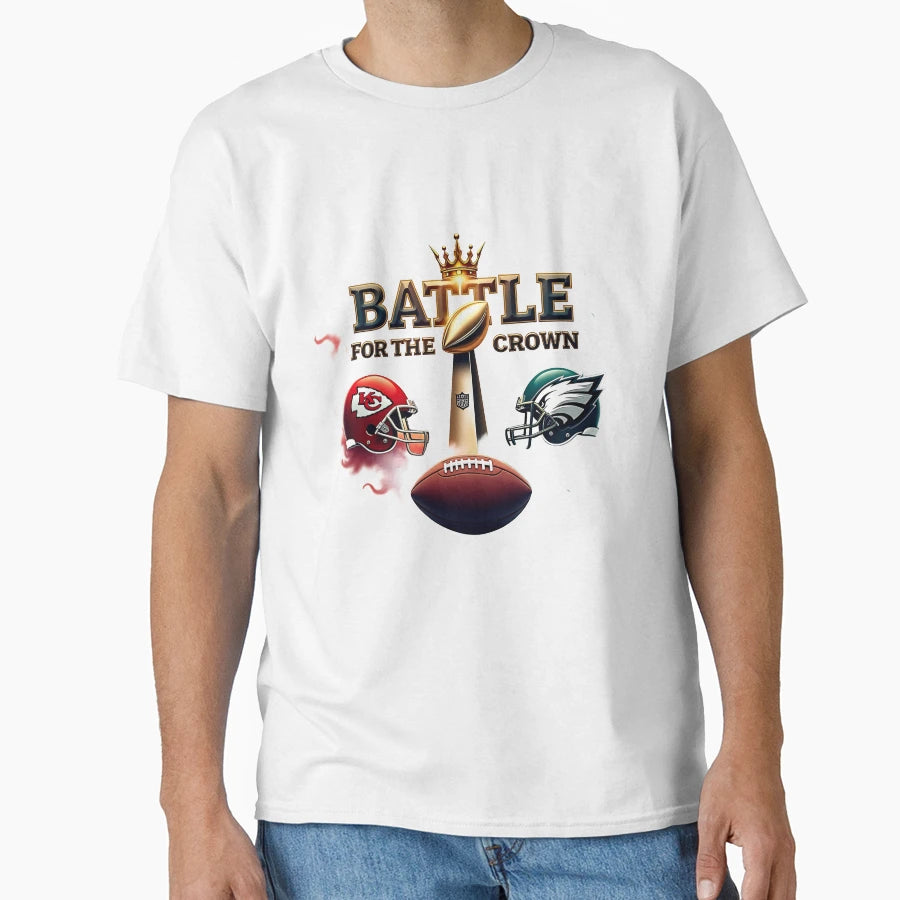 Battle Crown T-Shirt - Novelty Apparel Men Women - T-Shirt, Sweatshirt, Hoodie