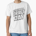 Football Draft Day 3 T-Shirt - Minimalist Print Men Women - T-Shirt, Sweatshirt, Hoodie