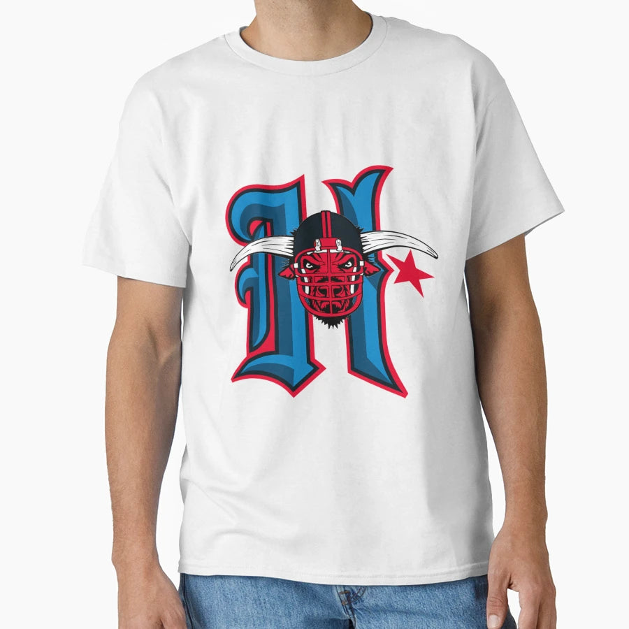 Texans Head T-Shirt - Minimalist Print for Adults - T-Shirt, Sweatshirt, Hoodie