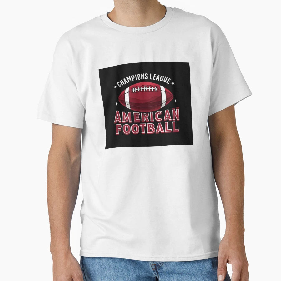 Champions League American Football T-Shirt - Unique Graphic for Adults - T-Shirt, Sweatshirt, Hoodie