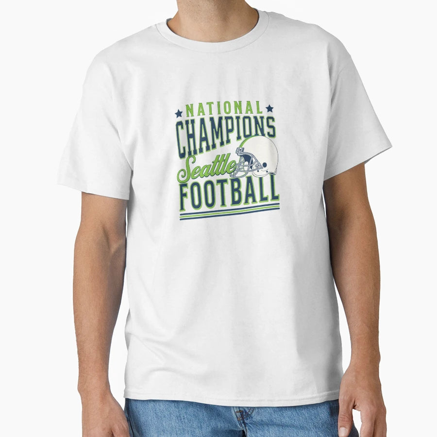 Seattle Football National T-Shirt - Casual Everyday Wear Men Women - T-Shirt, Sweatshirt, Hoodie
