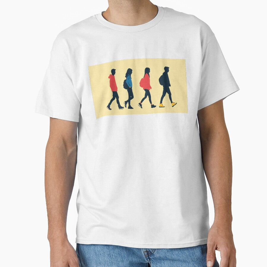 Indie Street Fashion Silhouette Design by EchoWave11 - Adult & Kids T-Shirts, Sweatshirts & Hoodies apparel design preview 1