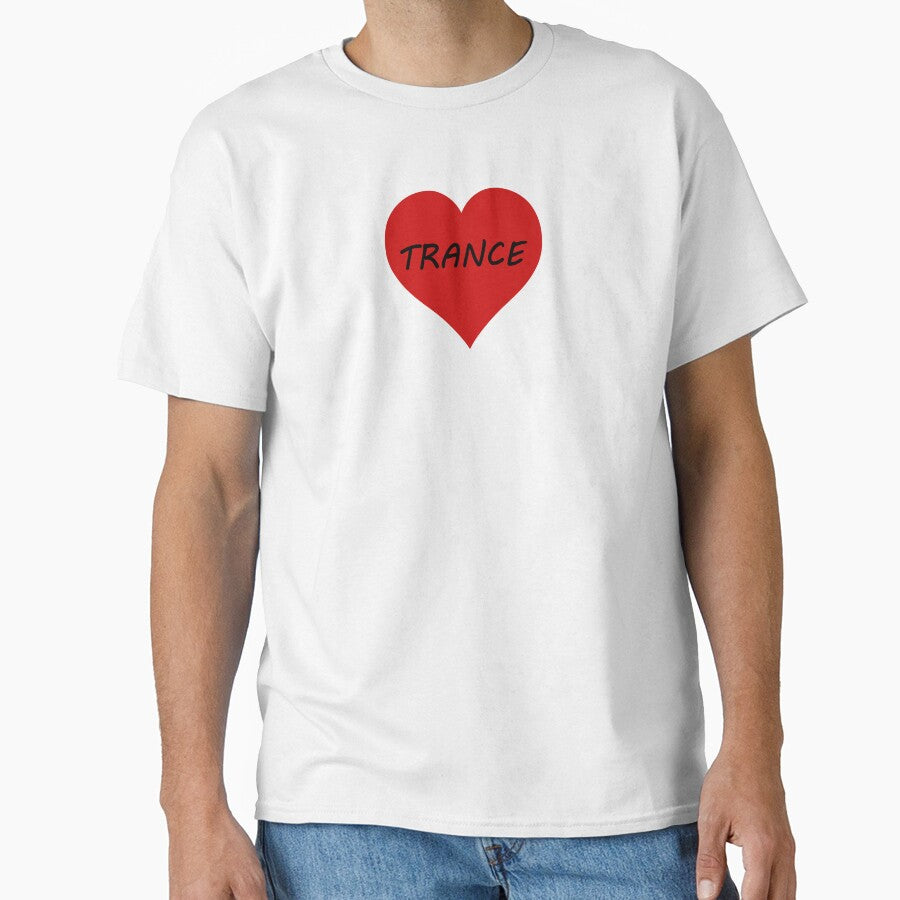 Trance Music Love Heart by SpotterArt - Adult & Kids T-Shirts, Sweatshirts & Hoodies apparel design preview 1