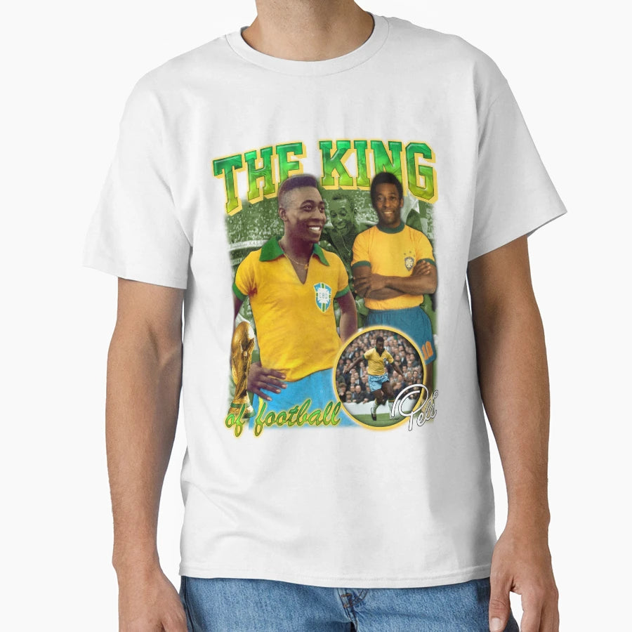 Pele 10 King Football Player Cup T-Shirt - Casual Everyday Wear Unisex - T-Shirt, Sweatshirt, Hoodie
