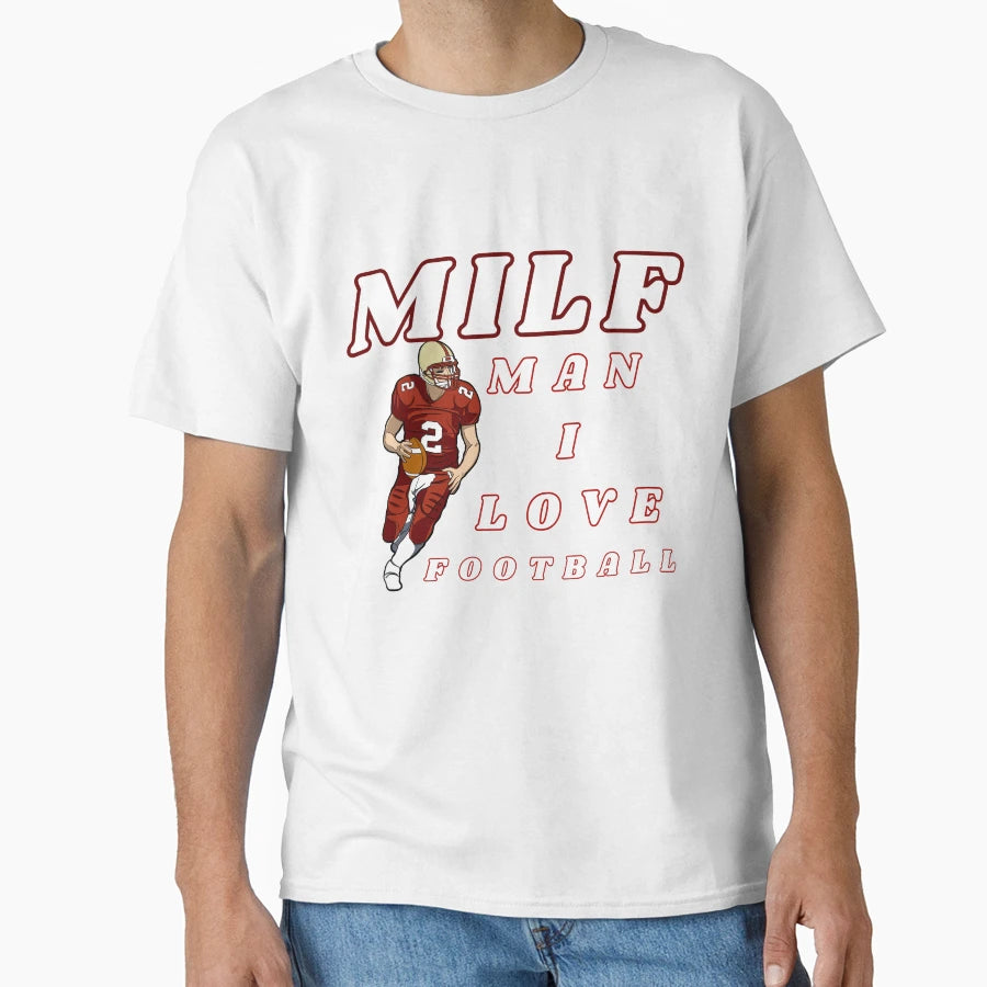 I Love Football T-Shirt - Aesthetic Graphic for Adults - T-Shirt, Sweatshirt, Hoodie