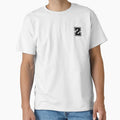 Black Z Stylized Initial Alphabet T-Shirt - Minimalist Print for Adults - T-Shirt, Sweatshirt, Hoodie