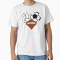 Ball Mom Funny Soccer Football T-Shirt - Casual Everyday Wear for Adults - T-Shirt, Sweatshirt, Hoodie