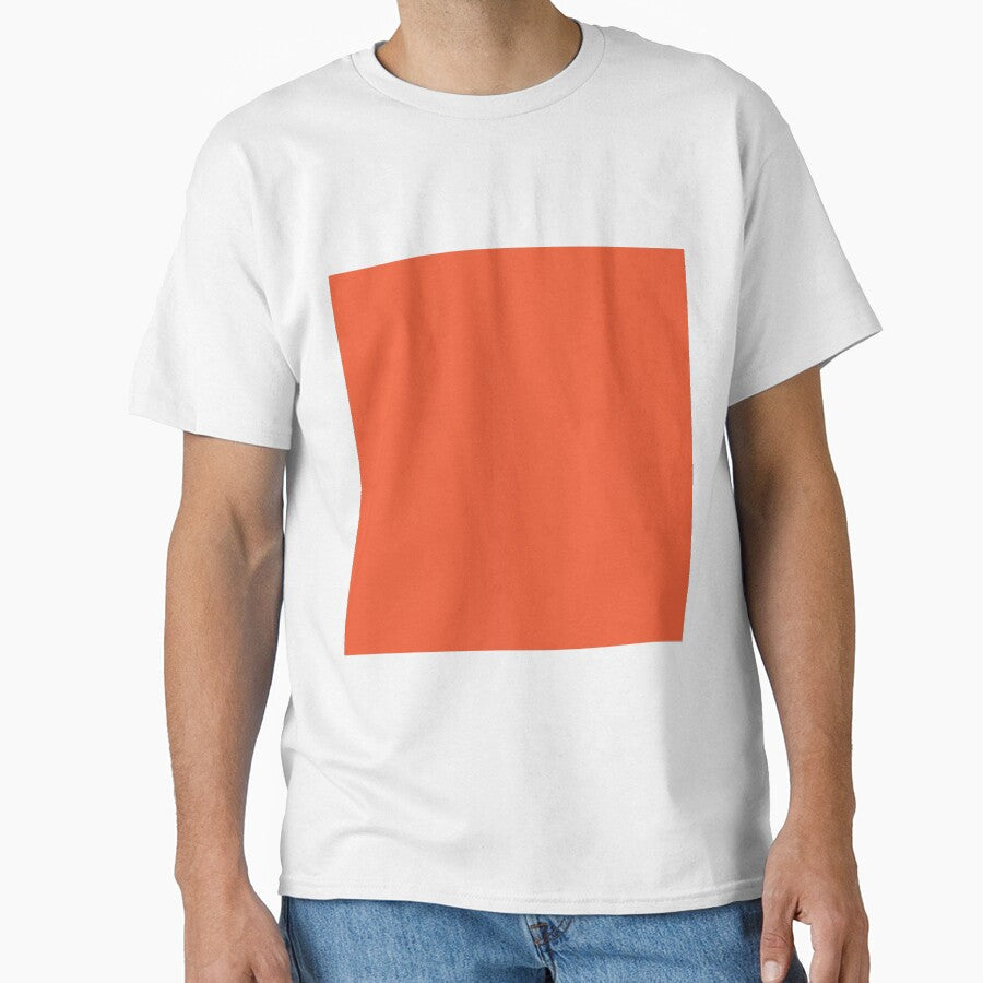 Plain Solid Color Vivid Orange (M80 Y90) by mimihuang - Adult & Kids T-Shirts, Sweatshirts & Hoodies apparel design preview 1