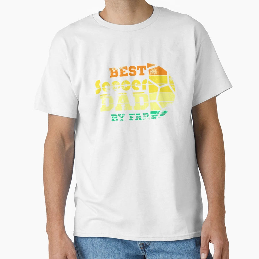 Dad And Son Soocer T-Shirt - Custom Art Print Unisex - T-Shirt, Sweatshirt, Hoodie