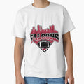 Falcons Football Skyline Football Team T-Shirt - Custom Art Print Men Women - T-Shirt, Sweatshirt, Hoodie