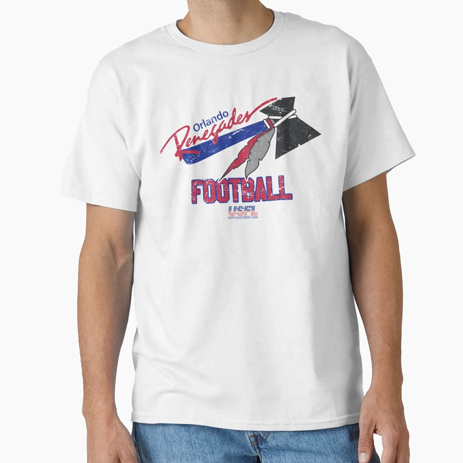 Distressed Orlando Renegades Football T-Shirt - Fun Novelty Design Unisex - T-Shirt, Sweatshirt, Hoodie