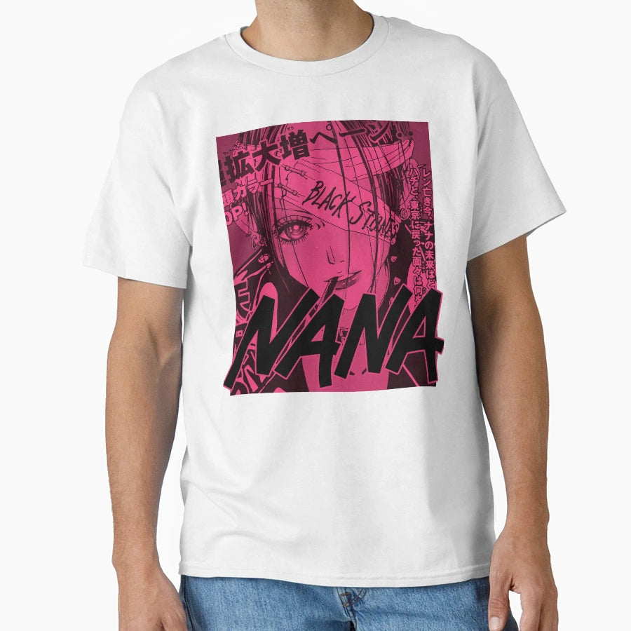 Nana Anime Nana Osaki Black Stones Band T-Shirt - Unique Graphic Unisex - T-Shirt, Sweatshirt, Hoodie