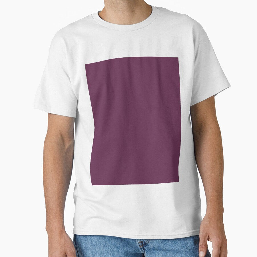 Plain Solid Color Dark Purple Chic Strong Mauve Dusty - Adult & Kids T-Shirts, Sweatshirts & Hoodies apparel design preview 1