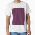 Plain Solid Color Dark Purple Chic Strong Mauve Dusty - Adult & Kids T-Shirts, Sweatshirts & Hoodies apparel design preview 1